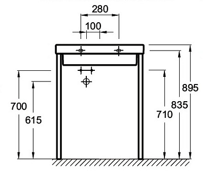 Раковина Jacob Delafon Odeon Up E4758G-00 (L)
