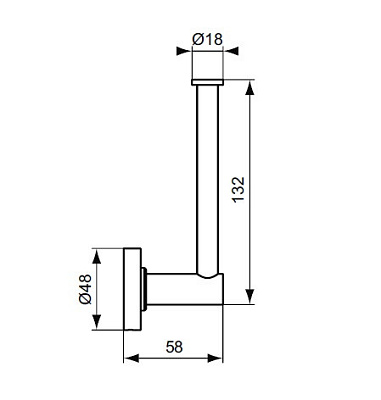 Держатель запасного рулона туалетной бумаги Ideal Standard IOM A9132AA