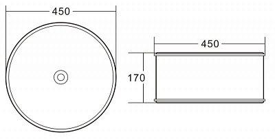 Раковина BelBagno BB1383 накладная